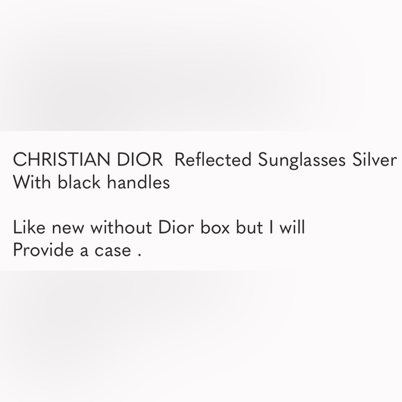 CHRISTIAN DIOR  Aviator Reflected Sunglasses - Picture 4 of 4